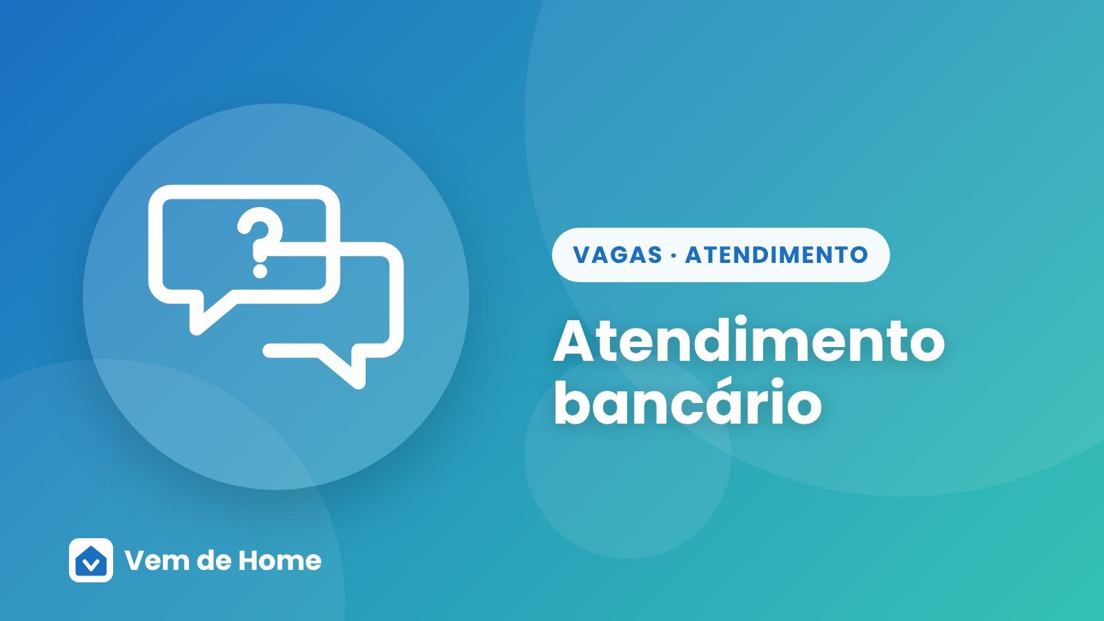 Ilustração de capa sobre atendimento bancário