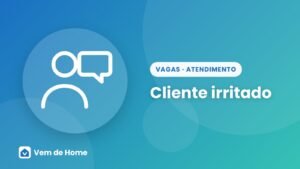 Ilustração de capa sobre cliente irritado