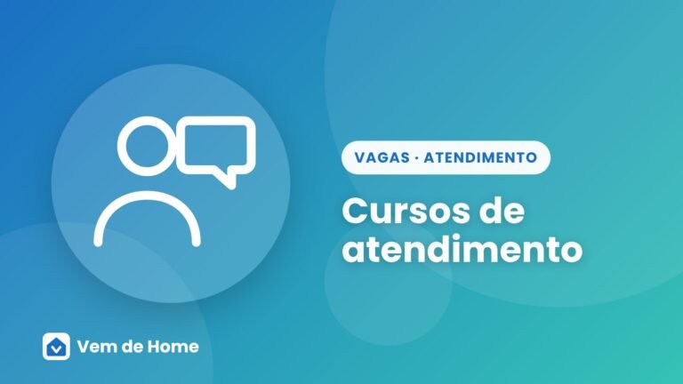 Ilustração de capa sobre cursos de atendimento
