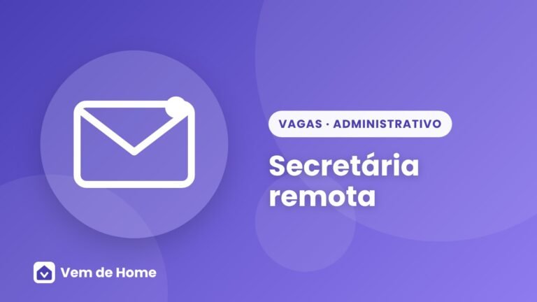 Ilustração de capa sobre secretária remota