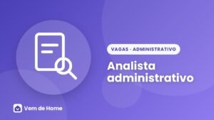 Ilustração de capa sobre analista administrativo