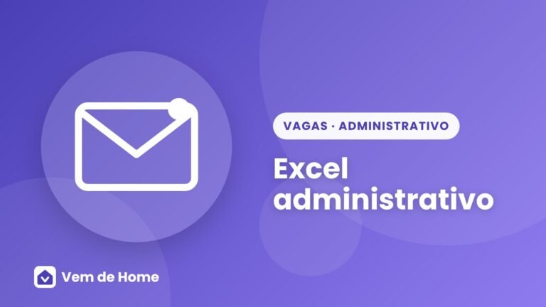 Ilustração de capa sobre excel administrativo