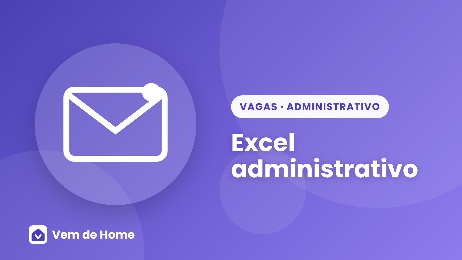 Ilustração de capa sobre excel administrativo