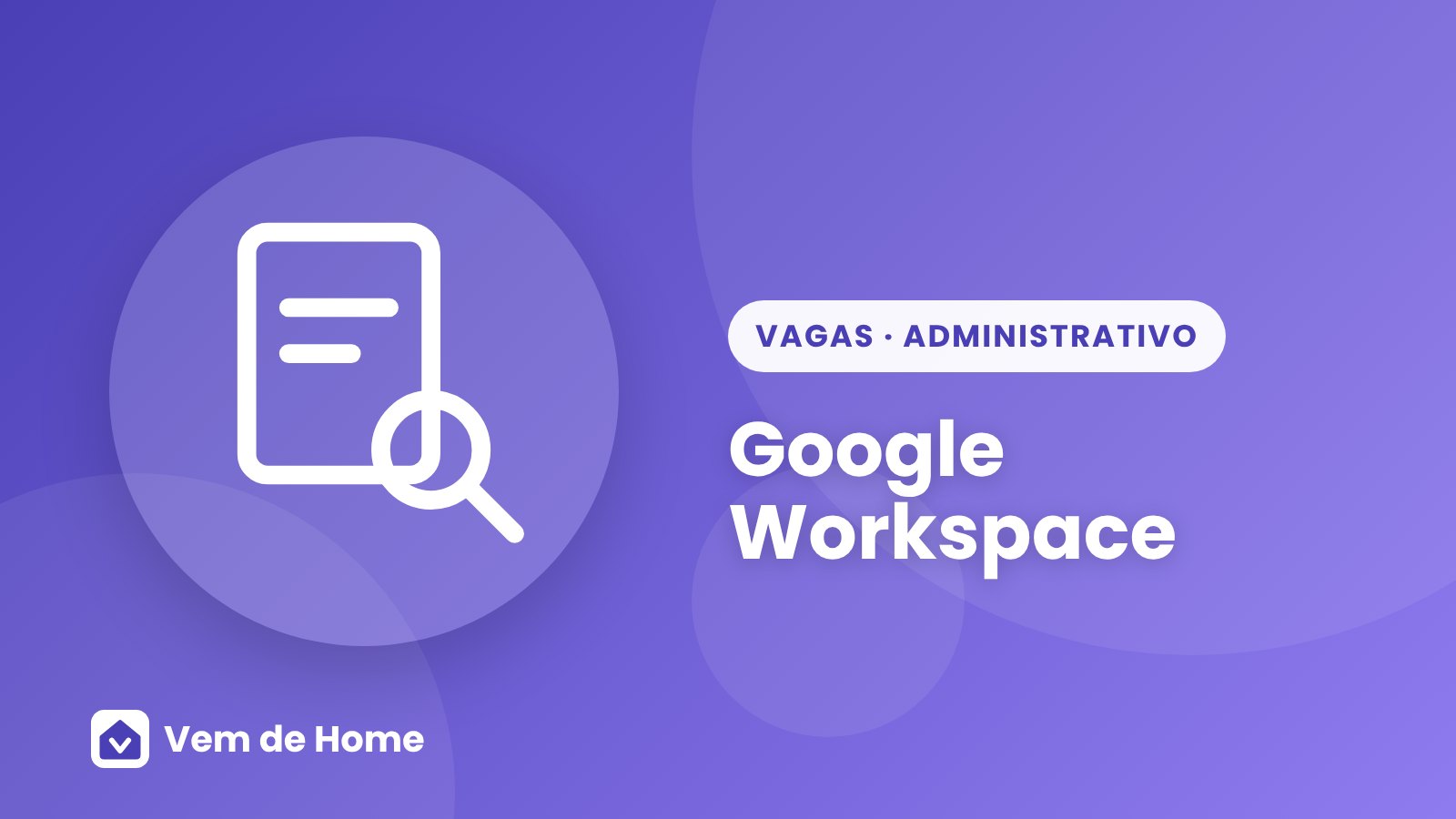 Ilustração de capa sobre google workspace