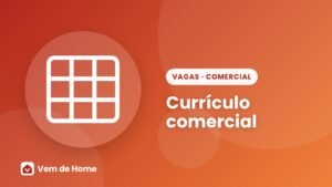 Ilustração de capa sobre currículo comercial