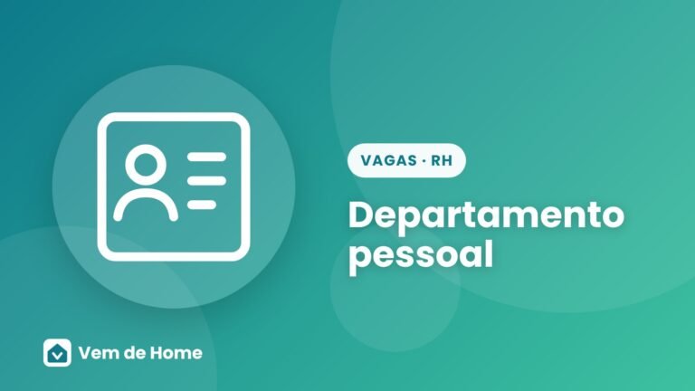Ilustração de capa sobre departamento pessoal